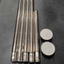 TITGIPE Shower Curtain Rod 27-80 Inches, No Drill Tension Curtain Rod, Adjustable Spring Tension Shower Rods for Bathroom, Kitchens, Windows, No Rust, Silver