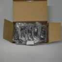 RidRed Office Chair Wheels - Replacement Rubber Wheels - Universal Fit 3 Inch Casters, Heavy-Duty Chair Casters, Noise Free, Fits 98% Chair, for All Floor (5) (Transparent)