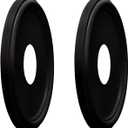 EIFHYT Molded Nylon Ceiling Medallion for Light Fixtures and Ceiling Fans 13"OD x 4"ID x 1-1/8"P (Fits Canopies up to 10-1/4") Black