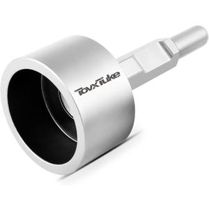 TovxTuke SDS HEX Shank T-Post Driver for T Posts, 3 Inch Diameter Head, Compatible with SDS-HEX Jack Hammers and Demolition Hammers, for Driving T Posts, Fence Posts and Ground Rods