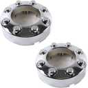Fit 2005-2018 F250 F350 Chrome Open Center Wheel Hub Cap 4x4 Front 2pcs