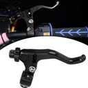 JFG RACING Universal Stunt Clutch Lever CNC Short Stunt Clutch Lever 22mm 7/8" Handlebar Motorcycle Dirt Bike Fits for GROM 14-16 CBR250R 11-13 CBR300R 14-16 (Black)