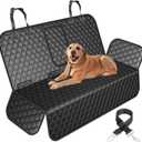 URPOWER Dog Car Seat Cover for Back Seat - Waterproof Bench Seat Cover Fits Middle Armrest for Cars, SUVs & Small Trucks, Nonslip Backseat Dog Covers Rear Seat Protector for Pets and Child (Standard (56" x 52"))