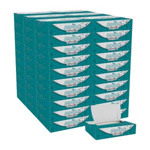 Georgia-Pacific Angel Soft Professional Series 2-Ply Facial Tissue (48550), 50 Sheets Per Box, 60 Tissue Flat Boxes Per Bulk Case