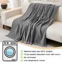 MYSKY HOME Couch Cover for Sectional Sofa, 2 Pieces Couch Covers for L Shape Sofa Cover, Furniture Protector for Pets, Kids, Sofa Slipcover for 2-3 Cushion Couch (71"x118"+71"x118", Dark Grey)