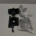 KOXUYIM Hood Release SET (4 PCS) Upper & Lower Latches, Fit for Volvo Truck VN VNL(#20498998) (#20565619) (#8074938) Black