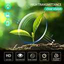 Exquisite Round Ultralight Progressive Multifocus Reading Glasses Women Men Durable Blue Light Blocking Anti EyeStrain/UV Multifocal Readers Spring HingeMid-Near Range 3ft,Top is Not 02.5 Gray