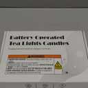 BEICHI Color Changing LED Tea Lights Bulk, 24 Pcs Flameless Tealight Candles with Colorful Lights, Battery Operated Colored Fake Candles, No Flickering Light, [White Base]