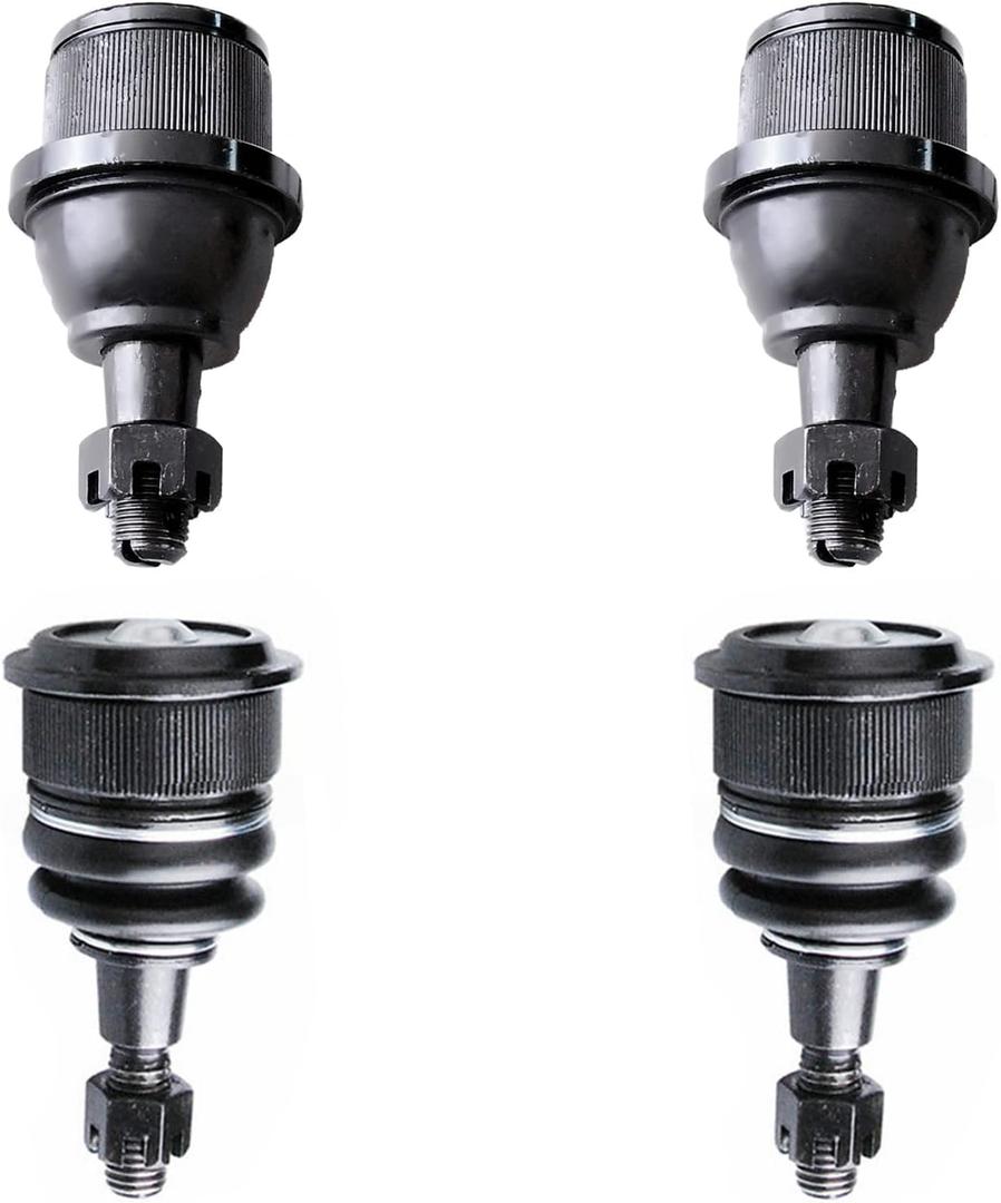 4PC Front Lower and Upper Ball Joint FITS 2003-2019 for Chevrolet Express 2500 3500/ GMC Savana 2500 3500, K6694 K6711 Ball Joints Set FITS 2009-2018 for Chevrolet Express 4500 / GMC Savana 4500
