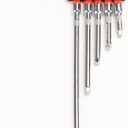 FLZOSPER 5-Pieces Socket Extension Set,1/4" Drive Socket Quarter Inch Extension Bar Set 2''/50mm, 3''/75mm, 4''/100mm6''/150mm, 10''/255mm - Premium Chrome Vanadium Steel with Mirror Finish