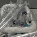 Shower Chair for Elderly and Disabled (450lb) with Padded Armrests and Back, Adjustable Height Shower Seat, Heavy Duty Shower Chairs for Inside Shower, Handicap - Teal