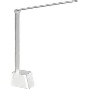Ambertronix Rechargeable Cordless LED Desk Lamp, 5 Brightness & 5 Lighting Modes, USB Charging Port, Aluminum Arms, Portable, Dimmable, Touch Control, Auto Timer (White)