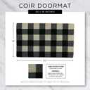 DII Natural Coir Doormat, Decorative Hello Mat, 17x29, Hello Summer