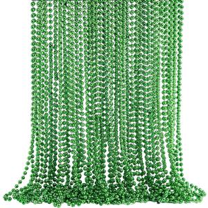 JOYIN 36 PCS St Patrick Green Bead Necklaces, Lucky Green Beaded Necklaces Bulk for Saint Patrick's Day Accessories, Party Costume Dressing-up Accessories, St. Patrick's Day Party Favor Supplies