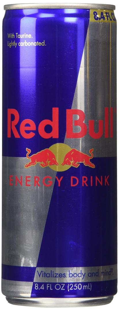 Red Bull Energy Drink with 80mg Caffeine plus Taurine & B Vitamins, 8.4 Fl Oz, Pack of 4 Cans (EXP 03/17/28)