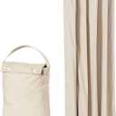 Amazon Basics Portable Blackout Curtain Shade with Suction Cups, 50" x 78", 1-Pack, Beige
