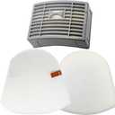 1 HEPA +1 Foam Filters For Shark Navigator NV586 NV581 NV581Q NV585 NV580 Powered Lift Away DLX Upright Vacuum,Replaces Parts # XFFT580 & XHEP580.