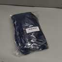 Srnede Mens Swim Trunks Swim Shorts Board Shorts Quick Dry Swimwear Bathing Suits with Compression Line Navy Blue, XXL