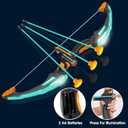 JOYIN Kids Bow and Arrow Set, LED Light Up Archery Toy Set with 9 Suction Cup Arrows, Target & Arrow Case, Indoor and Outdoor Hunting Play Gift Toys for Kids, Boys & Girls Ages 6-12