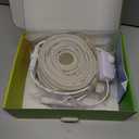 IP67 Waterproof COB LED Strip Lights AC 120V Direct Plug, 66FT Super Bright Outdoor Strip Lights with Double Fuse Controller, 2700K Warm White LED Strips for Garden Patio Commercial Decor