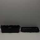 Flemoon Large Outdoor Electrical Box (12.5 x 8.5 x 5 inch), IP54 Waterproof Extension Cord Cover Weatherproof, Protect Outlet, Plug, Socket, Timer, Power Strip, Holiday Light Decoration, Black