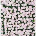 Artificial Flower Wall Backdrop 12-Pack 16"* 24" Pink and White Rose Artificial Floral Panels Spring Wedding Home Valentine's Day Photography Event Party Decoration