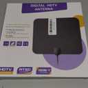 TV Antenna Indoor Long Range, Supports 4K 1080p Smart TV Signal Reception with Signal Amplifier 16ft HDTV Coax Cable