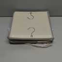 YOUDENOVA Hanging Closet Organizer, 6-Shelf Closet Hanging Storage Shelves, 2 Packs, Beige