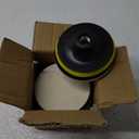 4 Inch Diamond Polishing Pads, 14 PCS 50-8000 Grit Wet/Dry Granite Stone Polish Pad Kit with 5/8-11 Backer Pad, Drill Adapter and Wool Disc