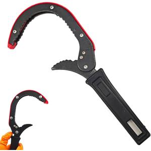 Performance Tool W157 Adjustable Oil Filter Pliers - 2 3/4 to 4 1/4-Inch Jaw Opening with Serrated Jaws for Maximum Grip, Fits Most Filters
