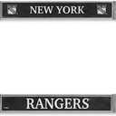 Rico Industries NHL Hockey Pewter License Plate Frame 12" x 6" (One Size, Team Color)