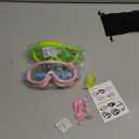 EverSport 2 Pack Kids Swimming Goggles, Anti-fog Swim Goggles for Toddler Girls Boys 3-15 (Pink & Yellow Green)