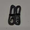 90 Degree iPhone Charging Cable 2Pack 10ft Right Angle Nylon Braided Lightning Charger Cord Compatible with iPhone 14 13 12 11 Pro Max XS XR X 8 7 6 5 Plus iPadBlack