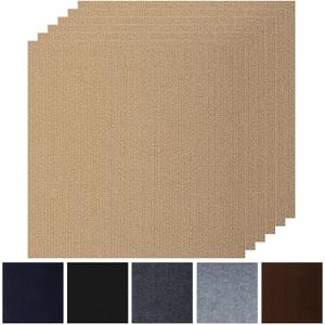 Peel and Stick Carpet Squares 24" x 24", Self Adhesive Non-Slip Carpet Tiles, Peel and Stick Soft Padded Carpet Tiles for Kitchen Bedrooms Indoor Outdoor(20 Tiles/80 sq ft)