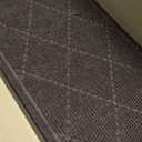 Stair Treads for Wooden Steps Indoor, 7 Pack 8" X 30" Non Slip Carpet Stair Treads with Reusable Adhesive for Kids Elders and Dogs, Surface Polyester TPR Backing Stair Rugs, Brown