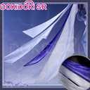KIRA KIRA Genshin Skirk Cosplay Costumes Doki-SR Game Genshin White Skirk Cospay Halloween Costume Outfits (L)