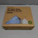 KeaBabies 2-Pack Hooded Baby Towels for Newborn - 30x30 Soft & Absorbent Viscose from Bamboo Baby Bath Towels with Hood for Infant, Toddler,Kids,Boys Girls,Newborn Bath Essentials (Steel, Petite)