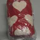 3 PCS Valentines Day Hand Towels Red White Hearts 100% Cotton Bathroom Towel Decorative Absorbent Bath Towel for for Bathroom Kitchen Home Hotel Beach, 29.5 x 13.8 Inch