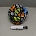 Franklin Sports Mystic Kids Soccer Ball  Size 4 Youth Soccer Ball  Soft Cover  Great for Kids and Toddlers  Air Pump Included