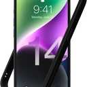 RhinoShield Bumper Case Compatible with [iPhone 14] | CrashGuard NX - Shock Absorbent Slim Design Protective Cover 3.5M / 11ft Drop Protection - Black