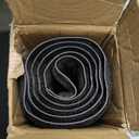 Front Door Mat Outside Entrance, 72" x 48" Doormat Outdoor Indoor Entrance, Non Slip Indoor Mats for Entryway, Heavy Duty Waterproof Low Profile Welcome Mat for Entry, Patio, High Traffic Areas (Black Mesh)