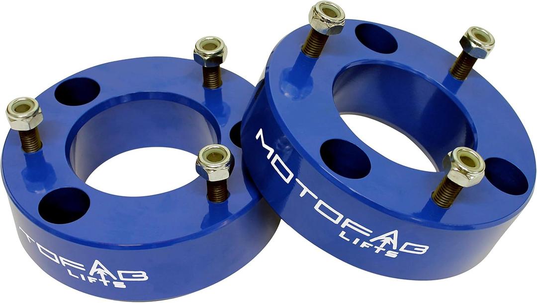 MotoFabLifts F150-2.5BLUE - 2.5 inch Front Leveling Lift Kit That fits F150