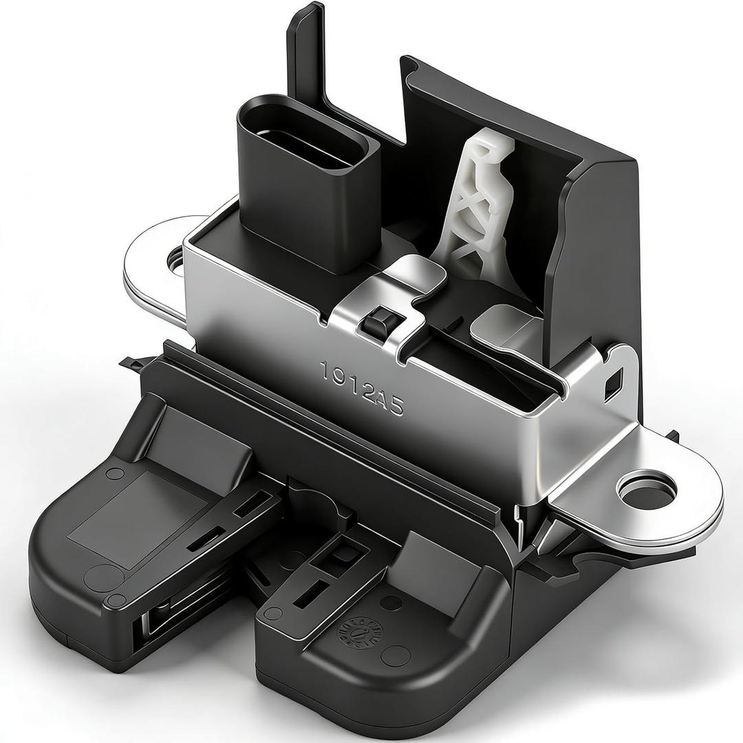 Trunk Latch Tailgate Lock Compatible with 2010-2014 Volkswagen Jetta Sportwagen | 2008-2017 Volkswagen Tiguan | 4-Pin Connector, OEM Replacement 5M0827505E9B9