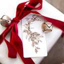 Red Velvet Ribbon 1'' 25 Yards for Christmas Tree, Gift Wrapping, Flower Bouquet, Wreath Decorations, Bow Making