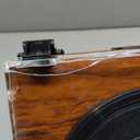 Vinyl Record Player Wireless Turntable with Built-in Speakers and USB Belt-Driven Vintage Phonograph Record Player 3 Speed for Entertainment and Home Decoration (Brown)