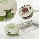 Fruit Washing Bowl with Strainer, 2-in-1 Berry Container for Fridge, Produce Storage Container with Drain Basket, Colander for Rice, Vegetables & Pasta, BPA Free (Large Size, Coffee Brown)