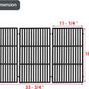 66097 Genesis ii E-410 Grill Grates Replacement Parts for Weber Genesis ii 400 Series II E-410 II SE-410 E-435 S-435 66089 GS4 Cooking Grates Accessories Kitchenaid 740-0781 720-0856V Cast Iron Grids