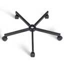 Criss Cross Home Office Swivel Chair Base – Durable, Steady and Easy Installation – Perfect for Criss Cross and Cross Legged Chairs with Replacement Casters (Black,Base+Wheel)