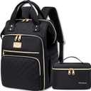 Weitars Lunch Backpack For Women,15.6 Inch Laptop Backpacks For Womens Back pack, Travel Backpacks,Work Backpack For Women (Black)