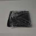 Desk Organizer, 4-Tier Metal Paper Organizer for Desk with Vertical File Holder, Office Accessories and Desktop Storage for Office Supplies (Black)